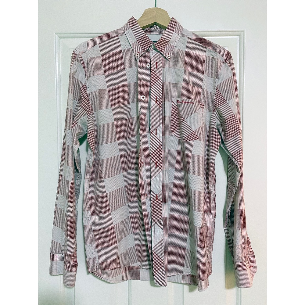 Ben Sherman Long Sleeve Button Down Classic Shirt Small
